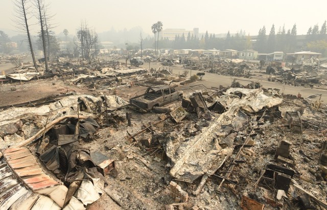 Viviendas Martha Márquez. Incendios forestales California que han dejado al menos 13 personas muertas, país. AFP