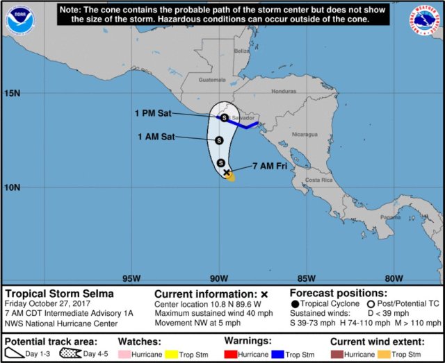 tormenta tropical Selma