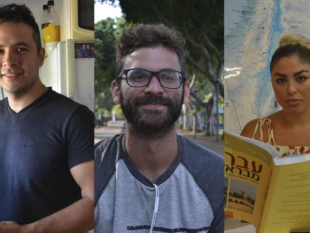 Eduardo Milman, Guillermo Anderson Benaim y Marilyn Annicchiarico, venezolanos que migraron a Israel (Infobae)