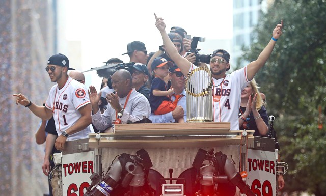 Recibimiento de los Astros de Houston. Shanna Lockwood-USA TODAY Sports