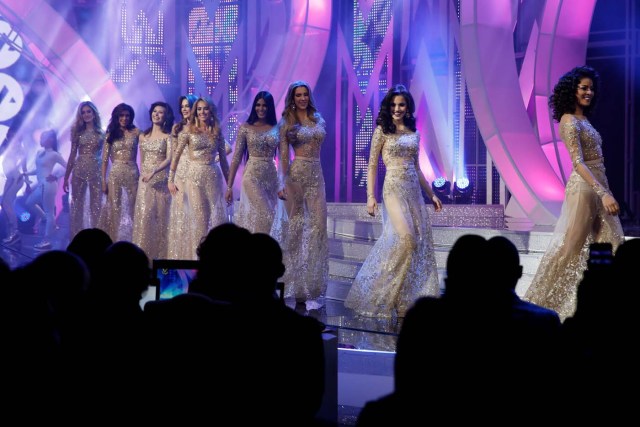 Contestants takes part in Miss Venezuela 2017 pageant in Caracas, Venezuela November 9, 2017. REUTERS/Marco Bello