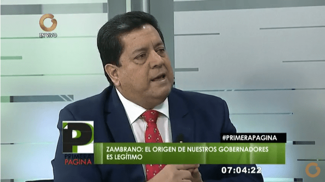 El diputado a la Asamblea Nacional Edgar Zambrano