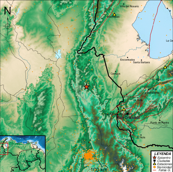 Sismo de magnitud 3.6 al suroeste de Casigua