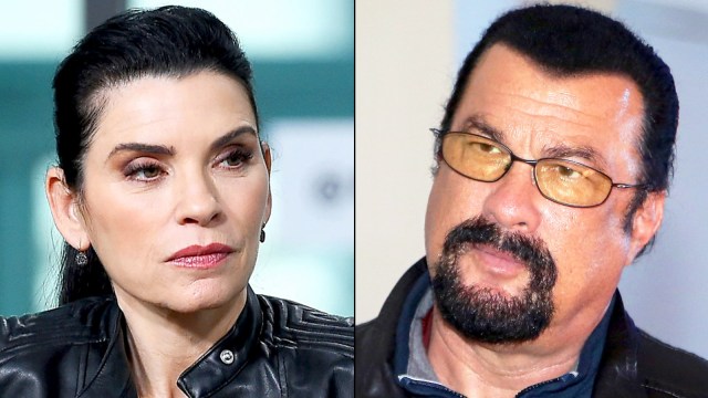 Foto: Julianna Margulies y Steven Seagal / Us Weekly 