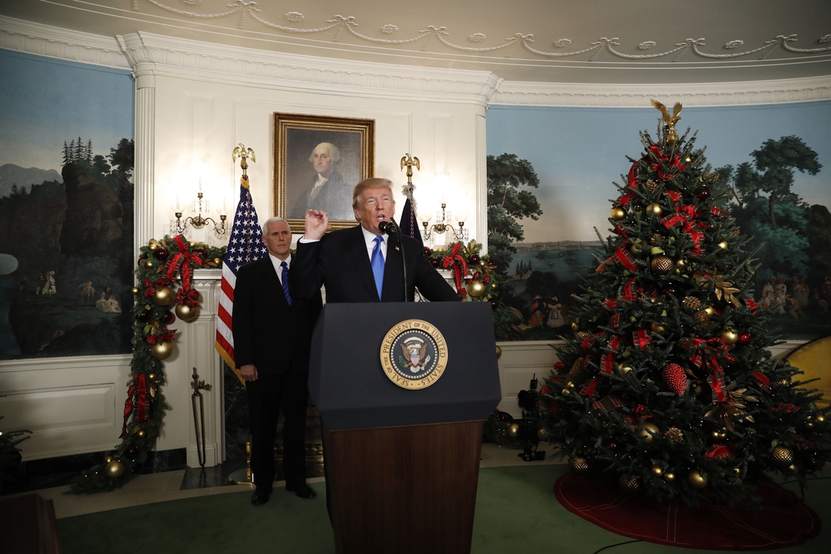 EEUU reconoce a Jerusalén como capital de Israel