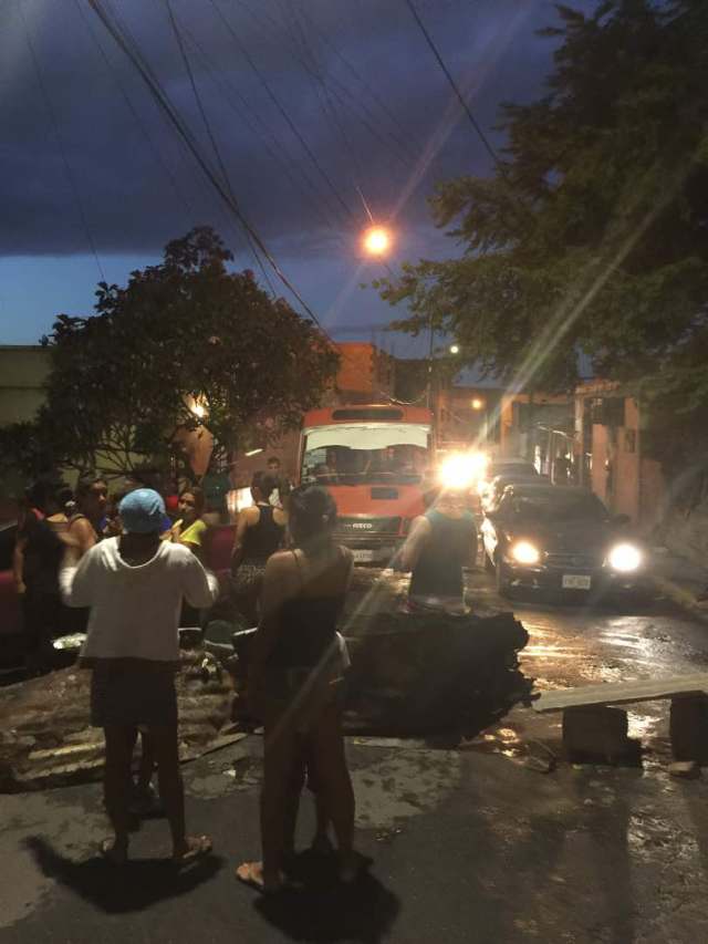 Protesta en Maiquetía, estado Vargas 