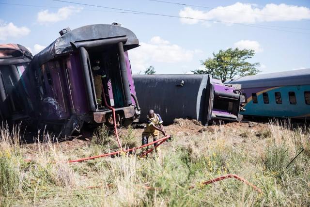 Accidente de tren en Sudáfrica