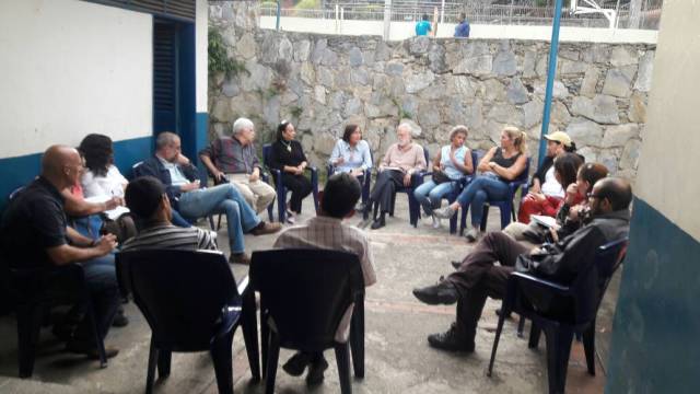 Foto: Lideres sociales   de la ONG Caracas Ciudad Plural / Prensa