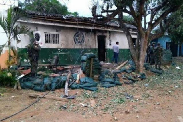 Atentado en Santa Rosa del Sur (Foto El Heraldo)