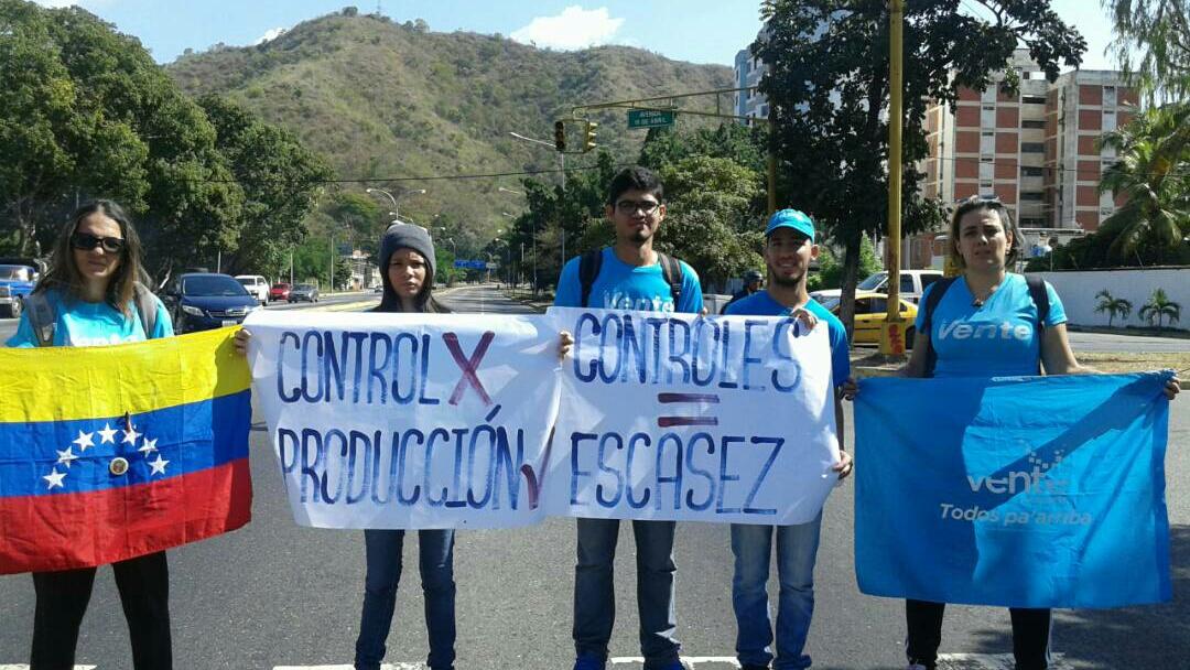 Vente Aragua sale a la calle para exigir “no más controles”