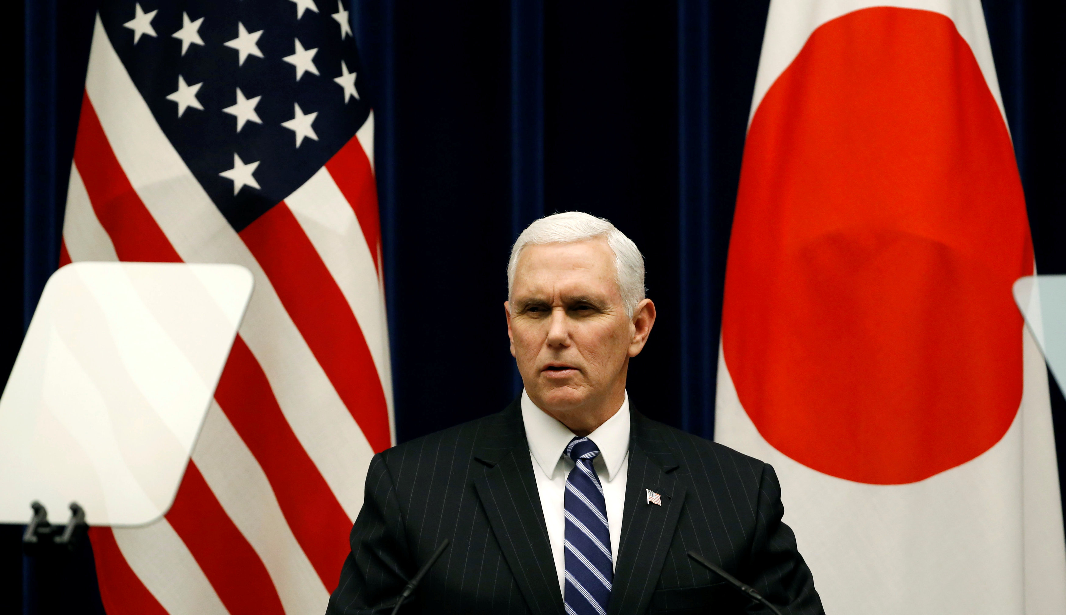 Pence: No permitiremos que Corea del Norte secuestre la imagen de los Juegos Olímpicos