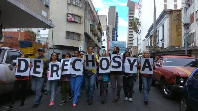 Marcha sector salud - Cierre . Cortesía: Twitter