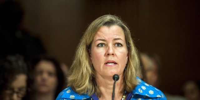 Kelly Clements, alta comisionada adjunta del Acnur Foto: Pete Marovich/Bloomberg via Getty Images