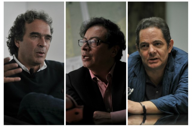 Sergio Fajardo, Gustavo Petro y Germán Vargas Lleras // Foto Archivo El Espectador