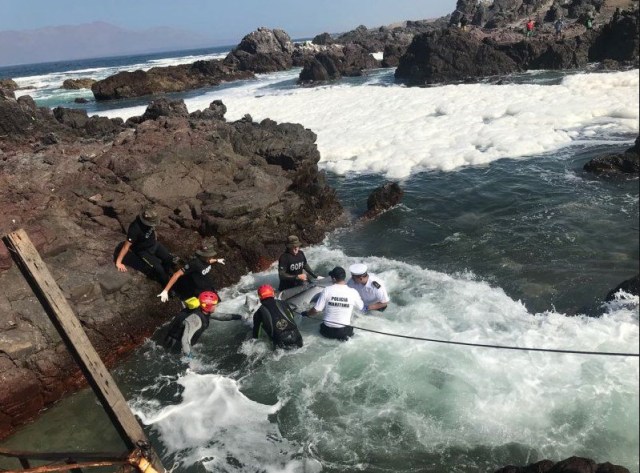 marejadas en Chile