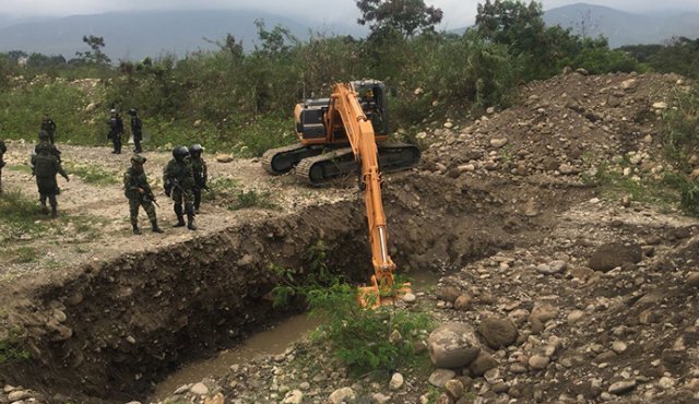 En 2018 han sido destruidas 19 trochas fronterizas