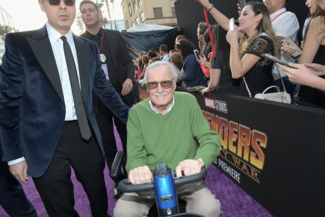 el productor y escritor Stan Lee. AFP