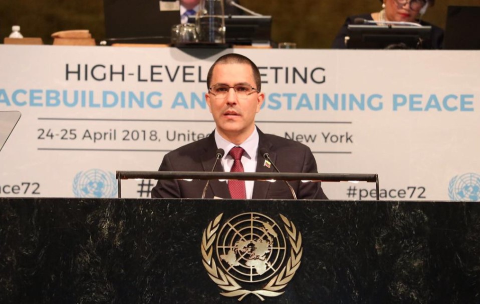 ¿Pidiendo cacao? Arreaza insta a la ONU utilizar la diplomacia preventiva “de buena fe”