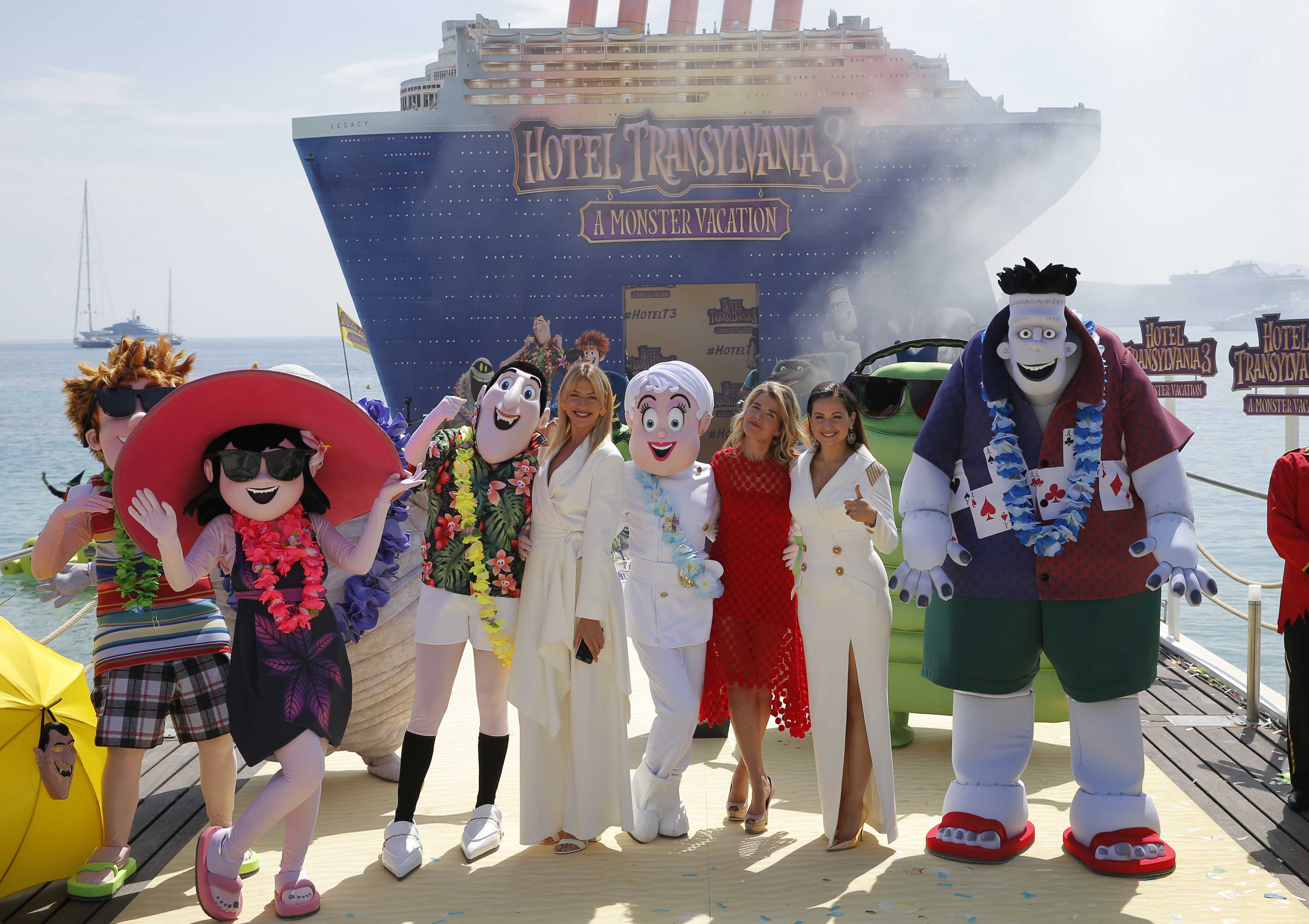 “Hotel Transylvania 3” calienta los motores del Festival de Cannes (Fotos)