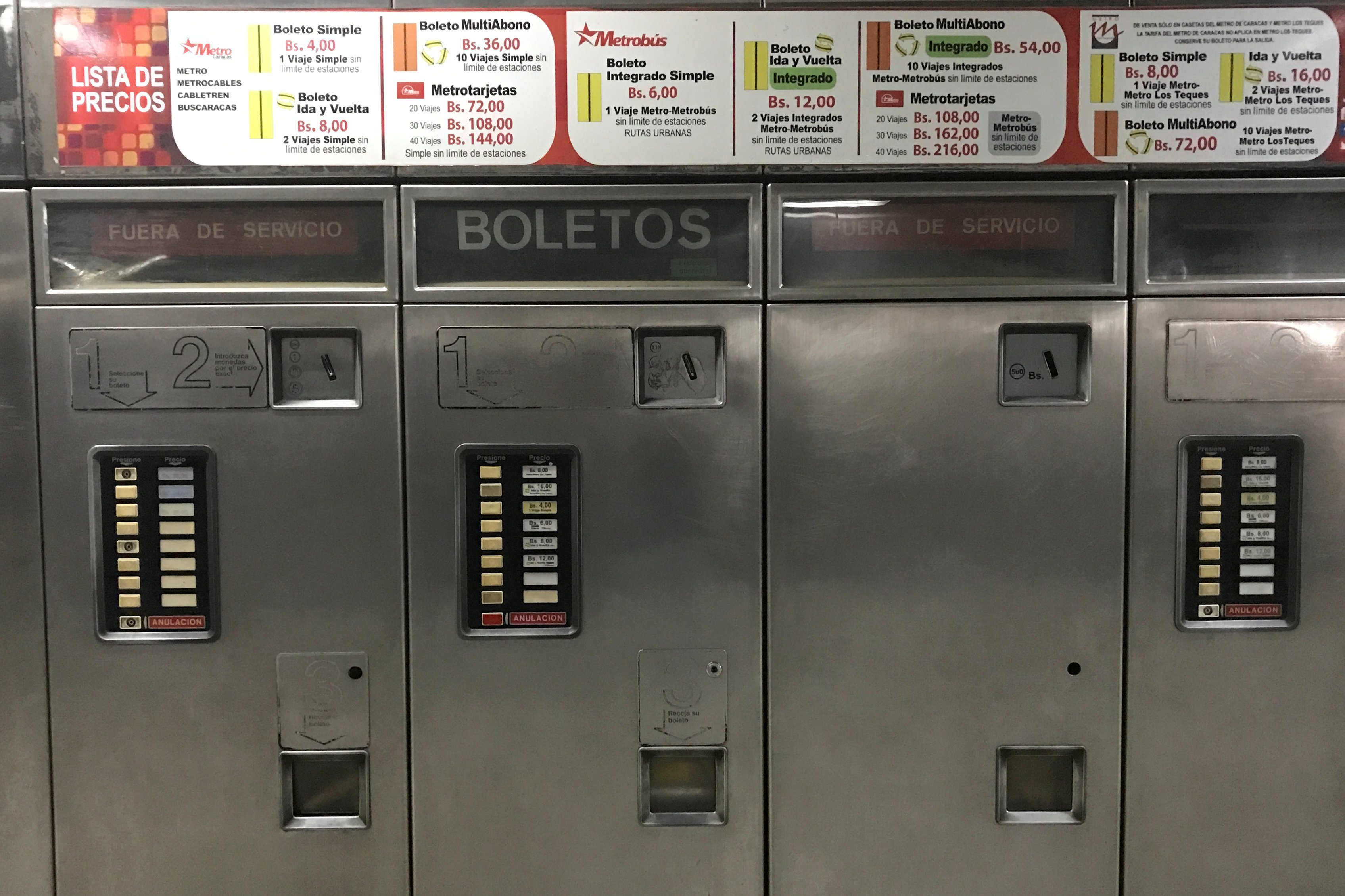 Este sábado comienza la venta de boletos del Metro de Caracas (Foto)