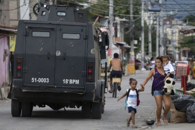 Funcionarios de seguridad de Brasil. Foto: Archivo