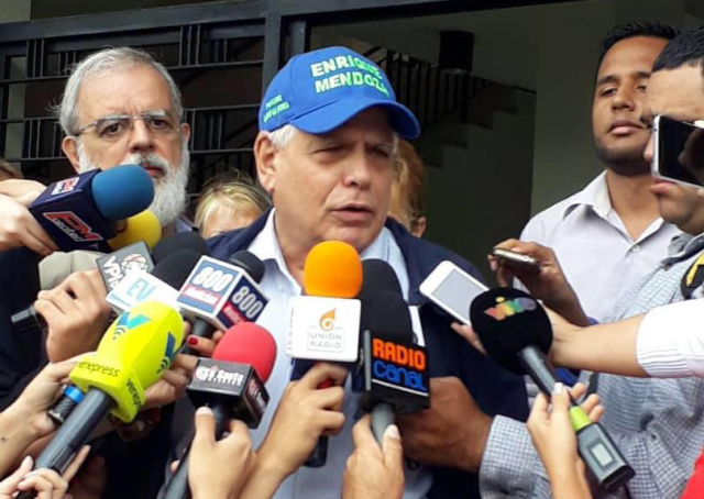 Foto: Enrique Mendoza, ex gobernador del estado Miranda y presidente de Copei / Prensa