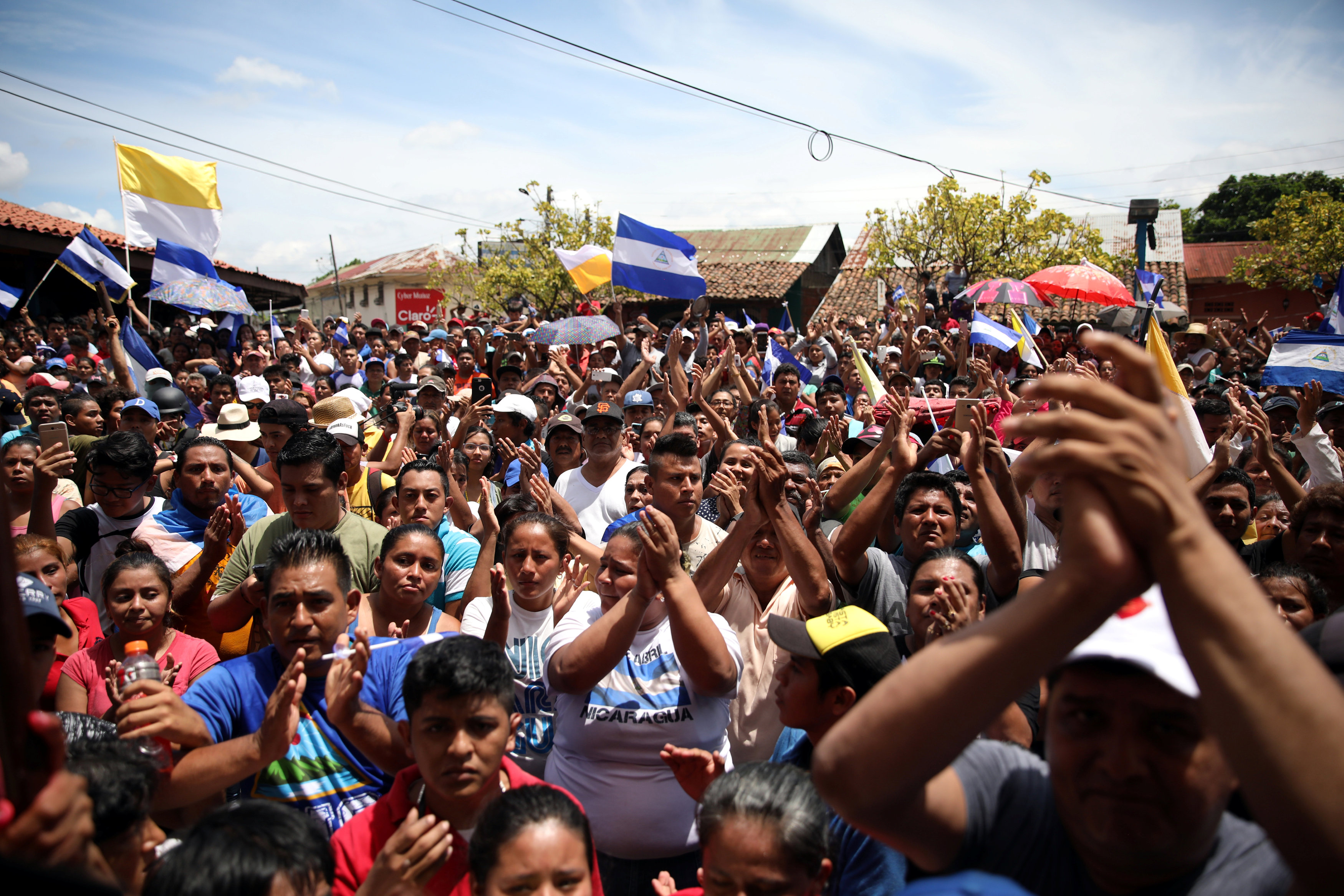 No tenemos miedo: Gritan nicaragüenses en la combativa Masaya