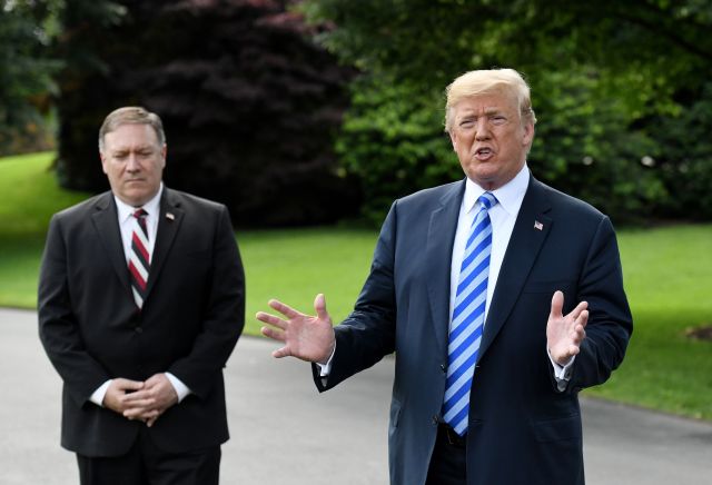 El secretario de Estado de EE.UU., Mike Pompeo, intervendrá el lunes ante la Asamblea General de la Organización de Estados Americanos (OEA) EFE/EPA/Olivier Douliery / POOL