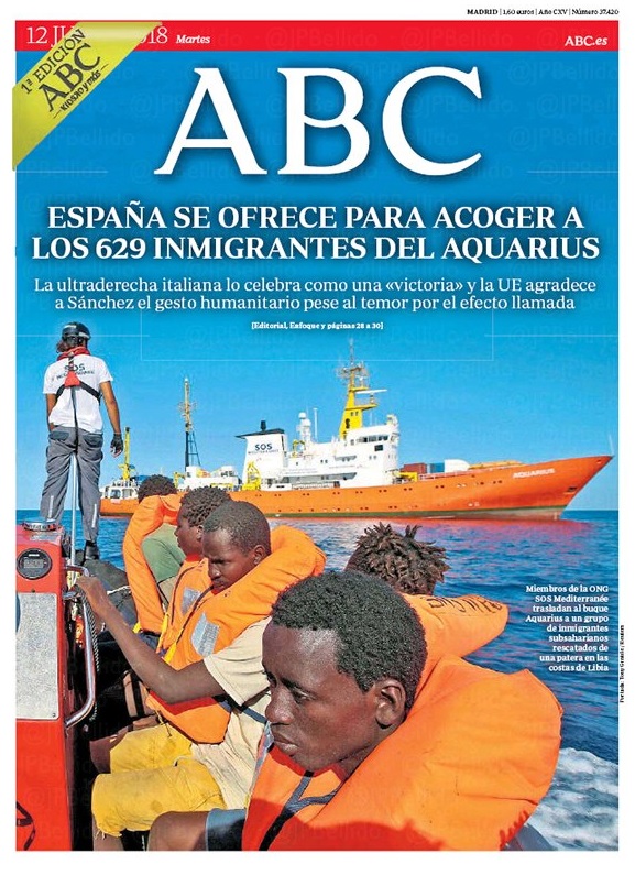 Portadas de la prensa internacional de este martes 12 de junio de 2018