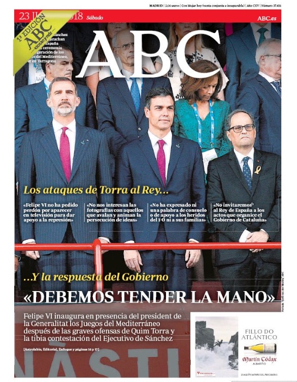 Portadas de la prensa internacional de este sábado 23 de junio de 2018