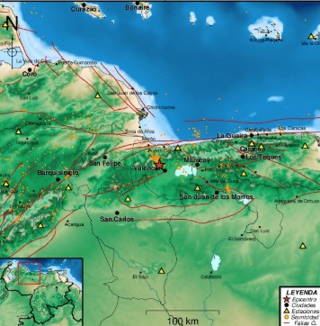 Sismo de magnitud 2.7 al noreste de Valencia