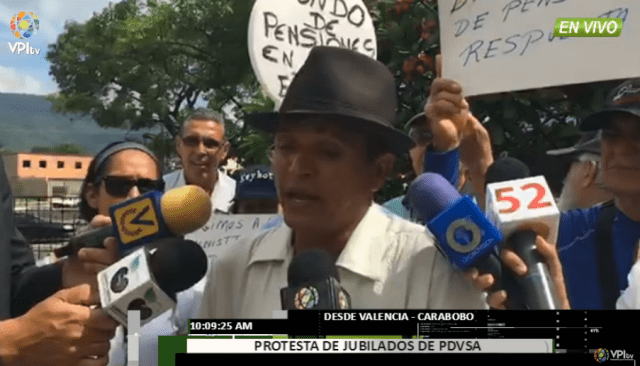 protesta jubilados pdvsa