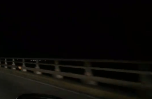 ¡En tinieblas! Así se encuentra el puente sobre el Lago de Maracaibo (video)