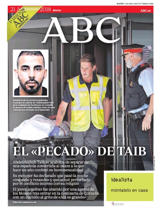 Portadas de la prensa internacional de este martes 21 de agosto de 2018