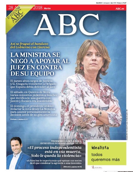 Portadas de la prensa internacional de este martes 28 de agosto de 2018