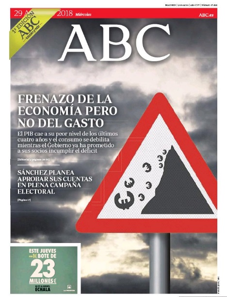 Portadas de la prensa internacional de este miércoles 29 de agosto de 2018