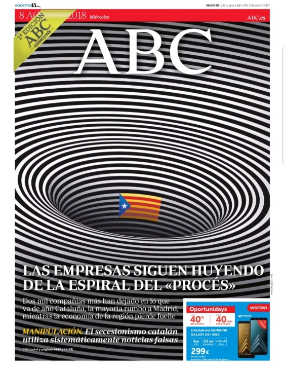 Portadas de la prensa internacional de este miércoles 8 de agosto de 2018