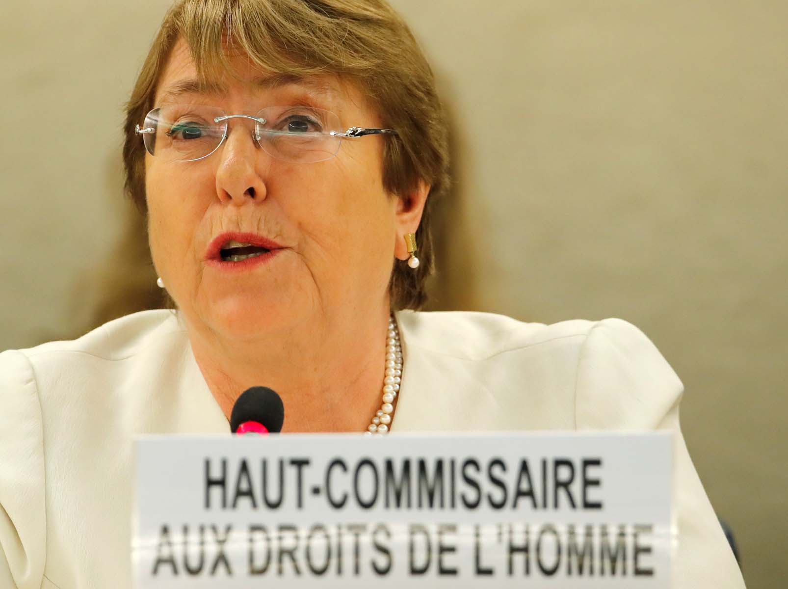 Bachelet, Alta Comisionada de la ONU, pide una “solución política pacífica” en Venezuela
