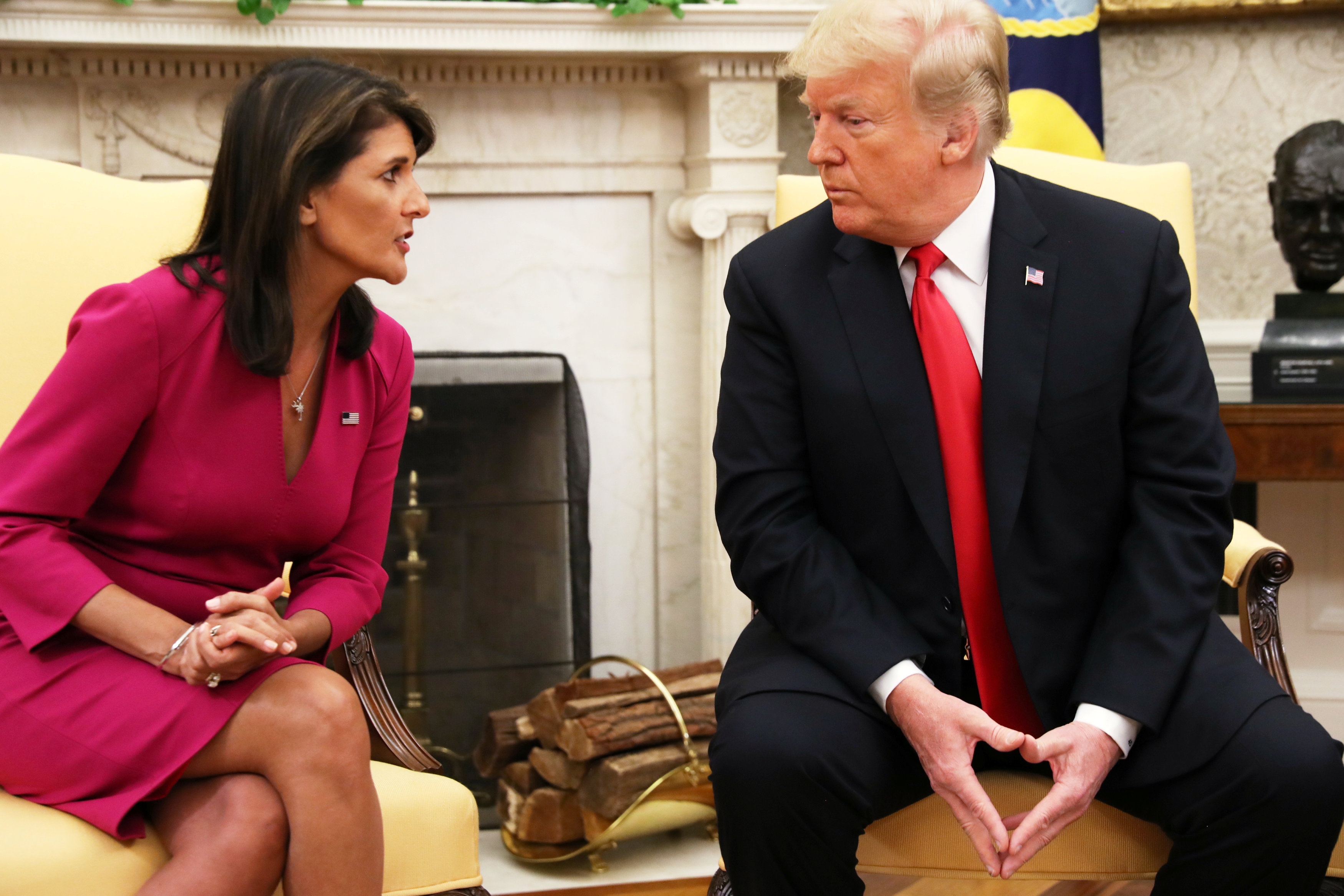 Trump aceptó la renuncia de Nikki Haley como embajadora de EEUU ante Naciones Unidas