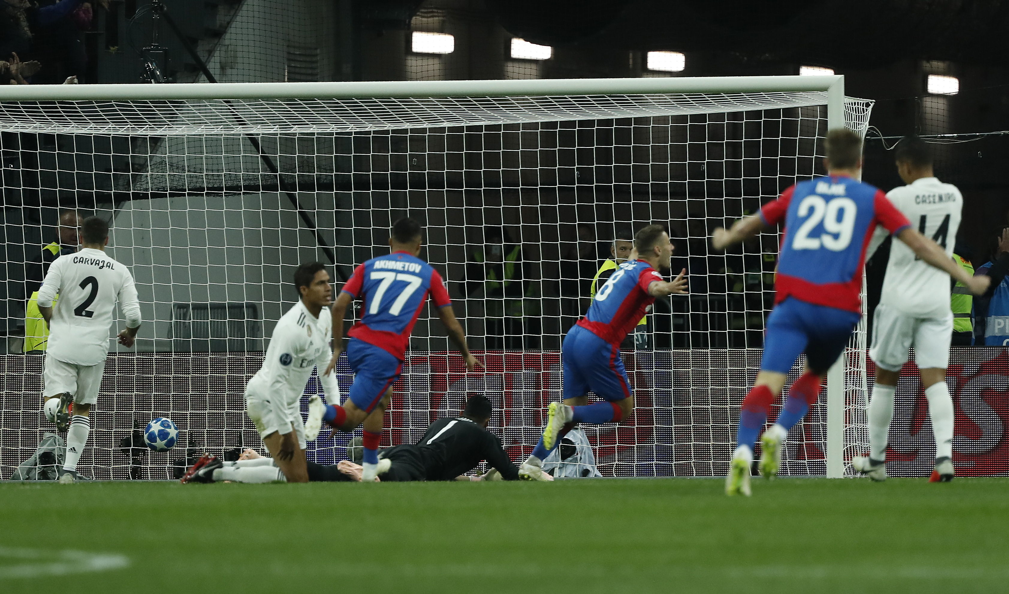 ¡Sorpresa! Cska madruga al Real Madrid y abre la primera crisis para Lopetegui