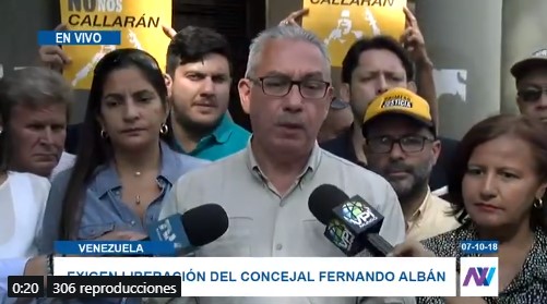 Abogado defensor del concejal Fernando Aldán: Se le imputan los delitos de “magnicidio frustrado” contra Maduro