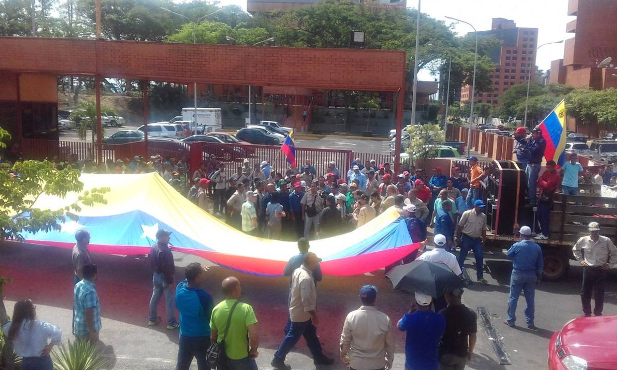 Trabajadores de la CVG protestan por las nuevas tablas salariales #11Oct