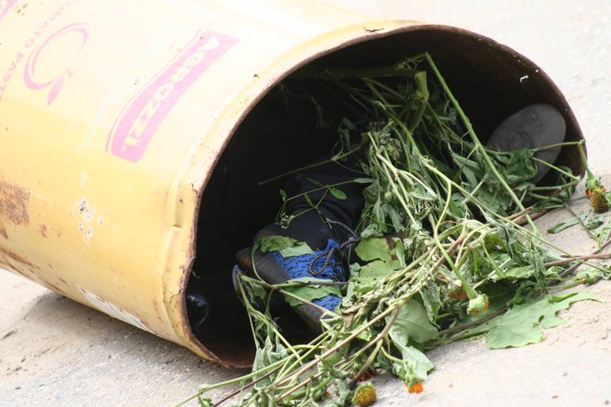 Hallaron un cadáver en un pote de basura en Aragua