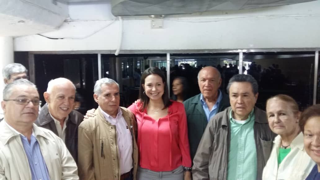 María Corina Machado manifestó su apoyo hacia el Copei verdadero para lograr la transición de Venezuela