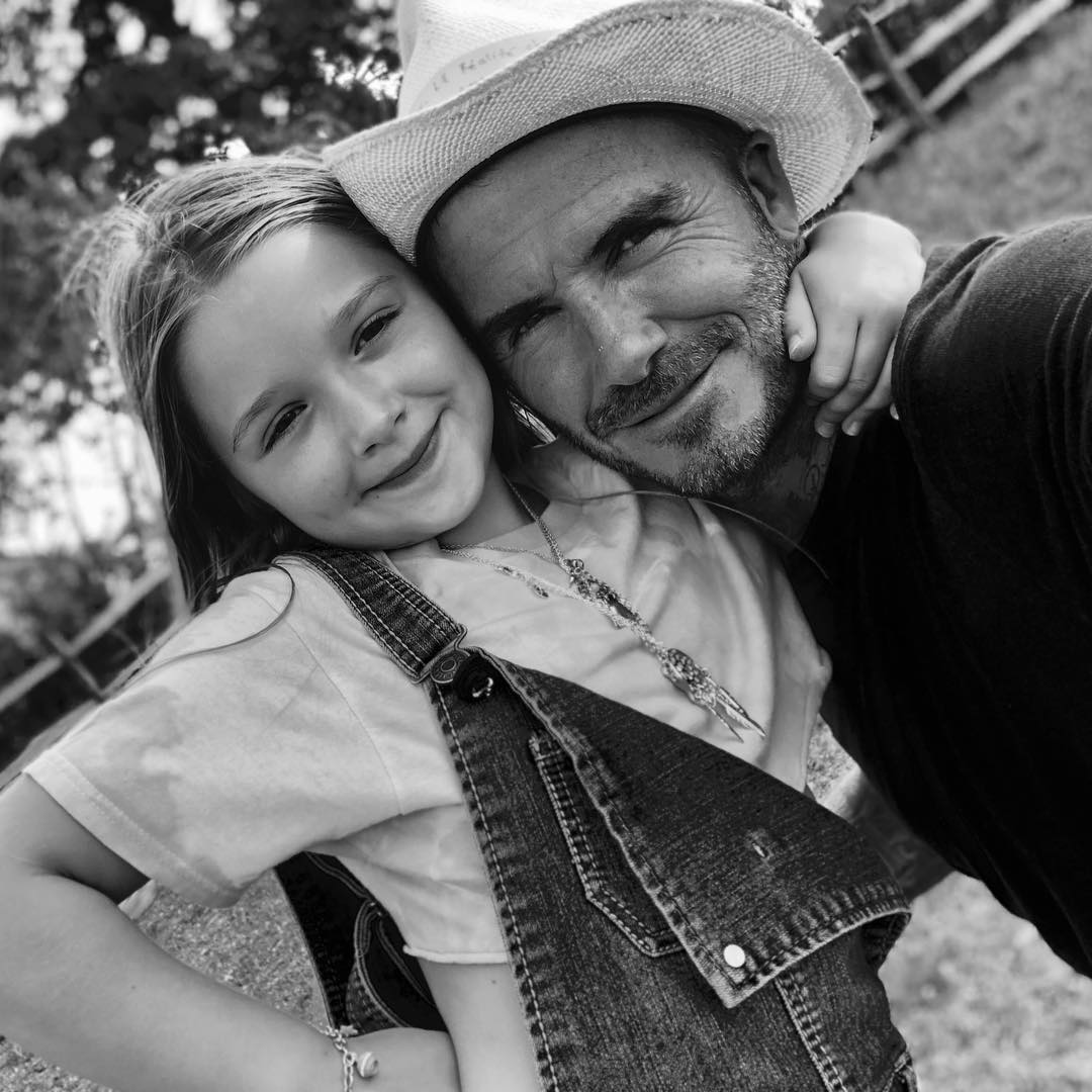 Critican a David Beckham por besar a su hija de esta manera (Foto)