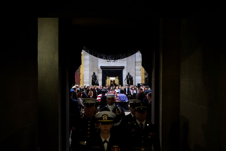 EEUU se viste de luto para el funeral de Estado de George H. W. Bush