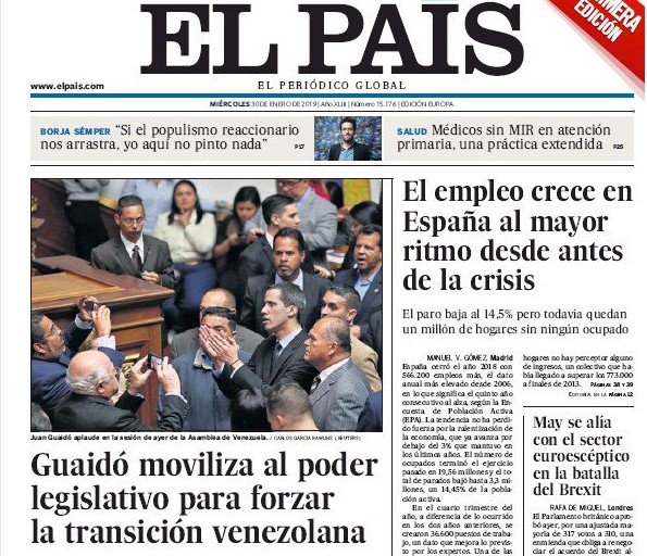 Tensión política en Venezuela en primera plana de la prensa internacional (Fotos)