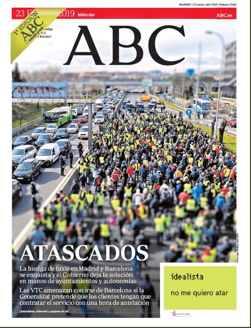 Portadas de la prensa internacional de este miércoles #23Ene