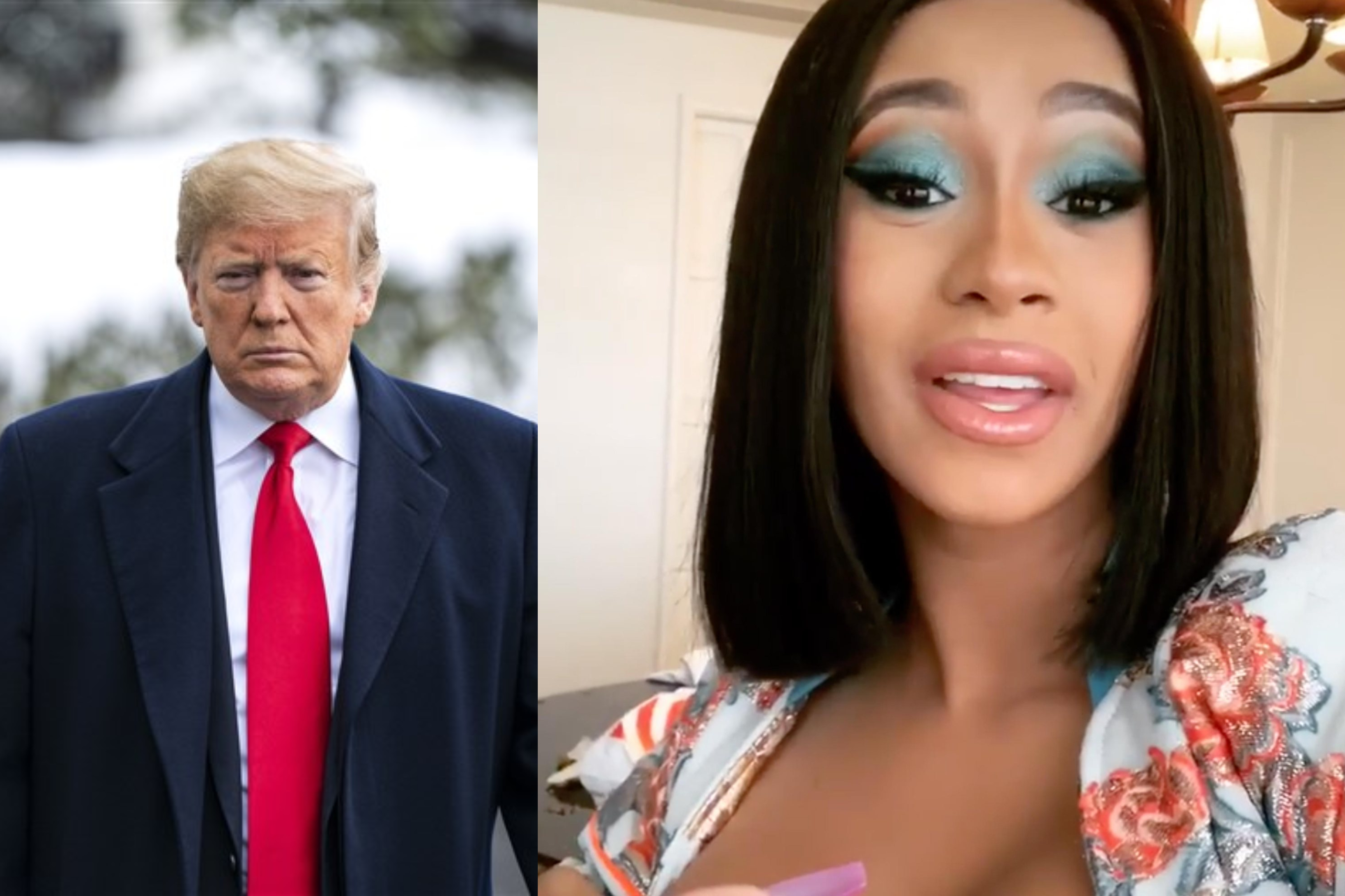 Cardi B arremetió contra Donald Trump por hacer un cierre de Gobierno