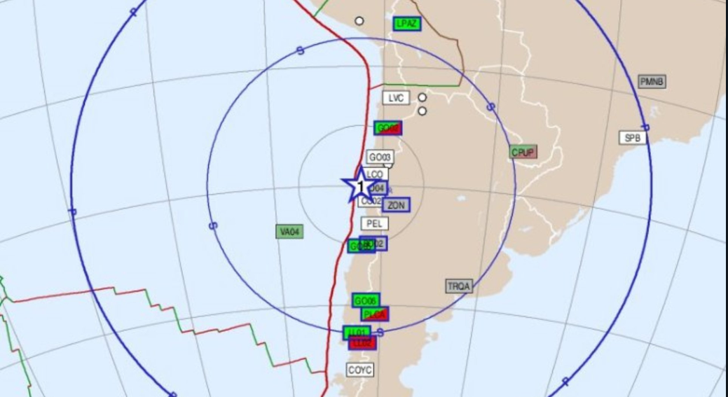 Sismo de magnitud 6,7 en la costa central de Chile sacude cinco regiones